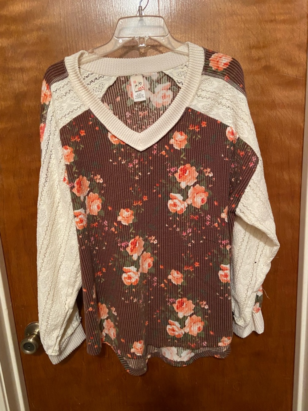 Floral and Lace Tunic Too